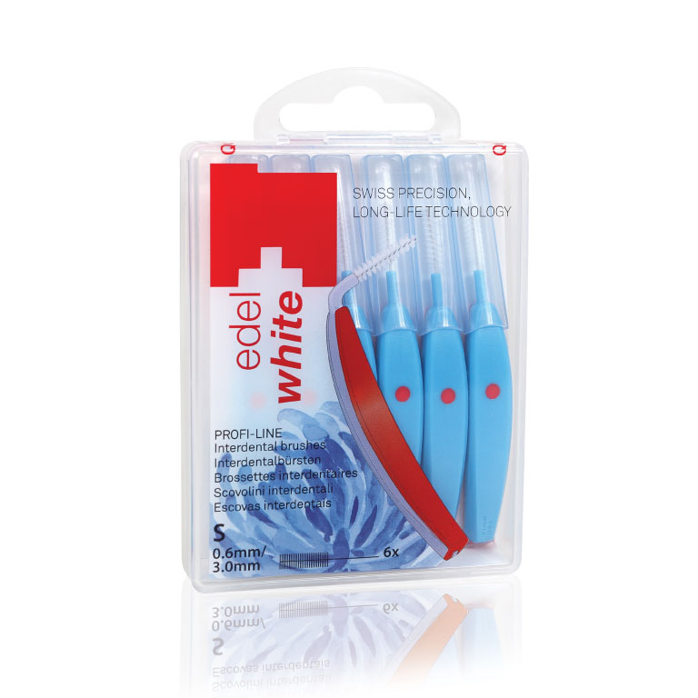 Pack of small blue EasyFlex Interdental Brushes