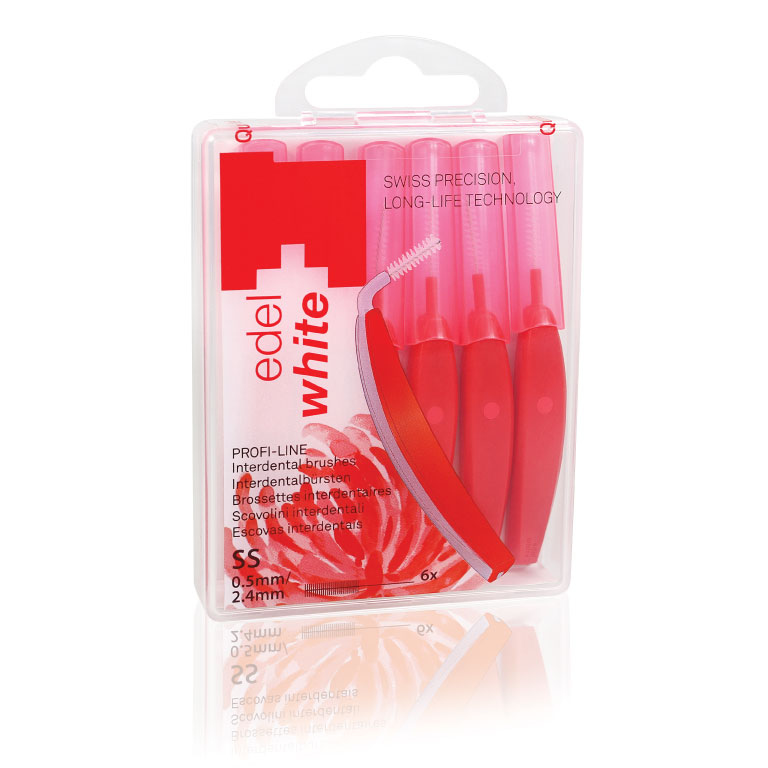 Pack of double small red EasyFlex Interdental Brushes